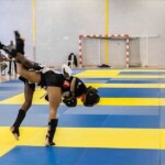 Combat de kickboxing K1 en compétition